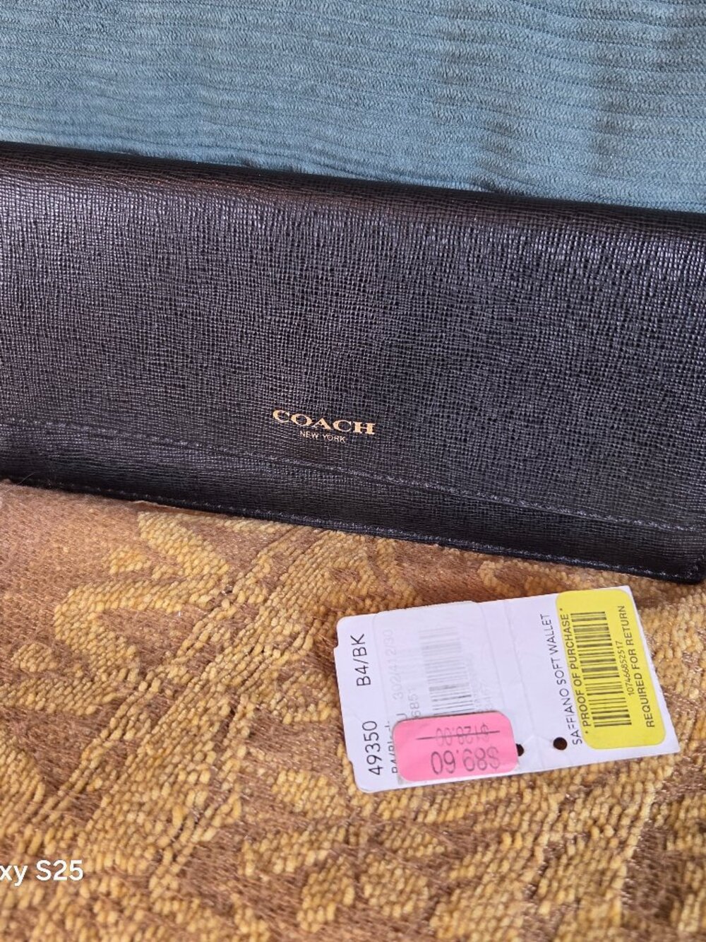 Coach Madison Saffiano Slim Wallet